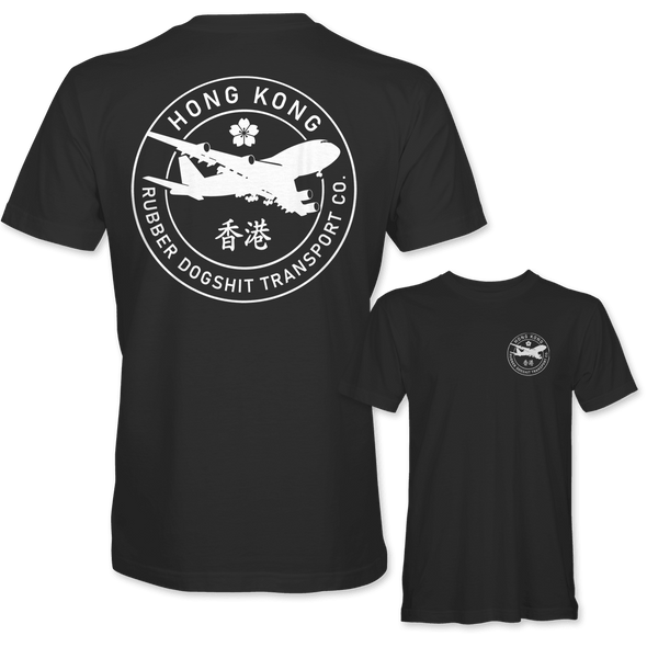 THE RUBBER DOGSHIT TRANSPORT CO. HONK KONG 747 T-Shirt