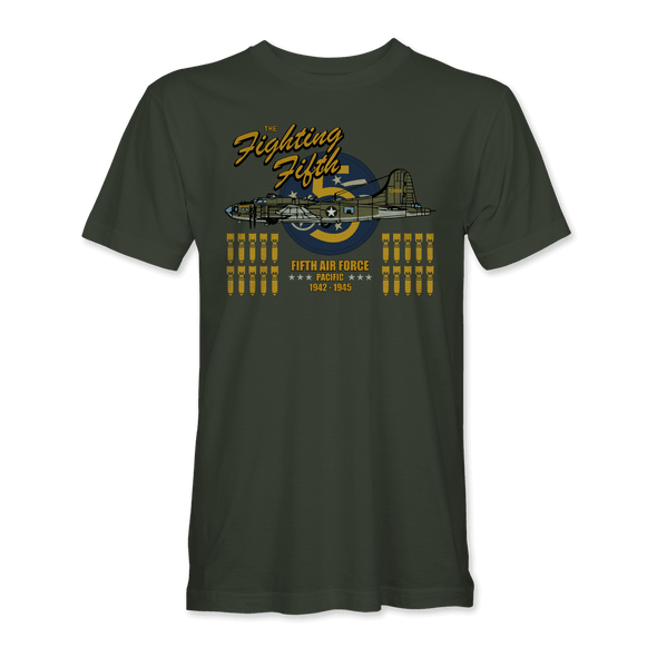 B-17 FLYING FORTRESS 'THE FIGHTING FIFTH' T-Shirt - Mach 5