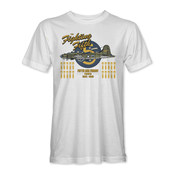 B-17 FLYING FORTRESS 'THE FIGHTING FIFTH' T-Shirt - Mach 5