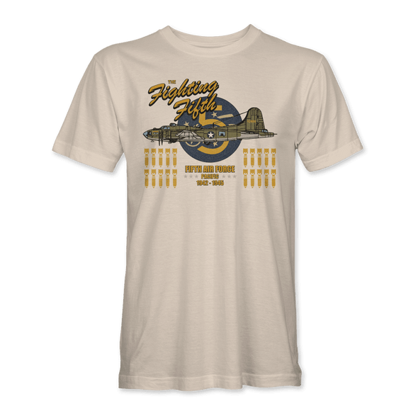 B-17 FLYING FORTRESS 'THE FIGHTING FIFTH' T-Shirt - Mach 5