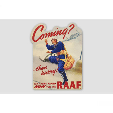RAAF 'AIRCREWS WANTED NOW' Sticker