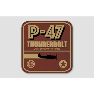 P-47 THUNDERBOLT Sticker. - Mach 5