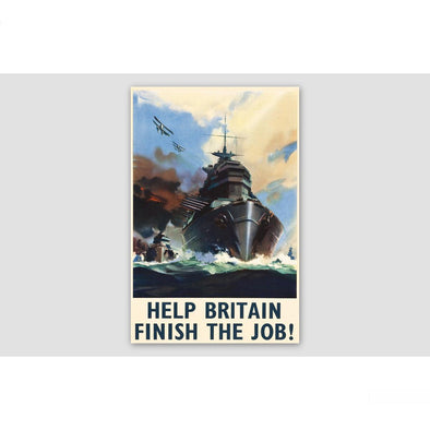 HELP BRITAIN FINISH THE JOB Sticker