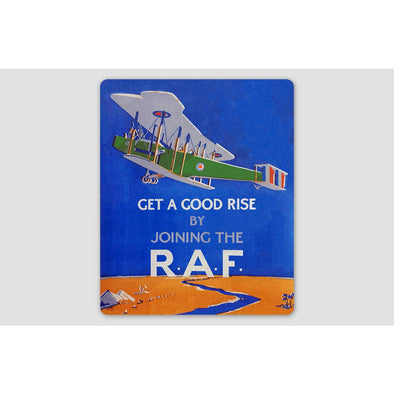 RAF 'GET A GOOD RISE' Sticker - Mach 5