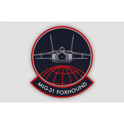 MIG-31 FOXHOUND 'WITH LOVE' Sticker. - Mach 5