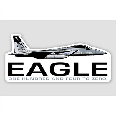 F-15 EAGLE '104:0' Sticker - Mach 5