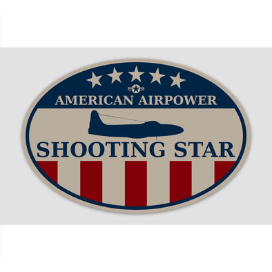 P-80 SHOOTING STAR 'AMERICAN AIRPOWER' Sticker
