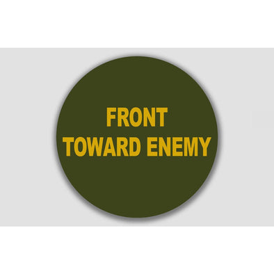 FRONT TOWARD ENEMY Sticker - Mach 5