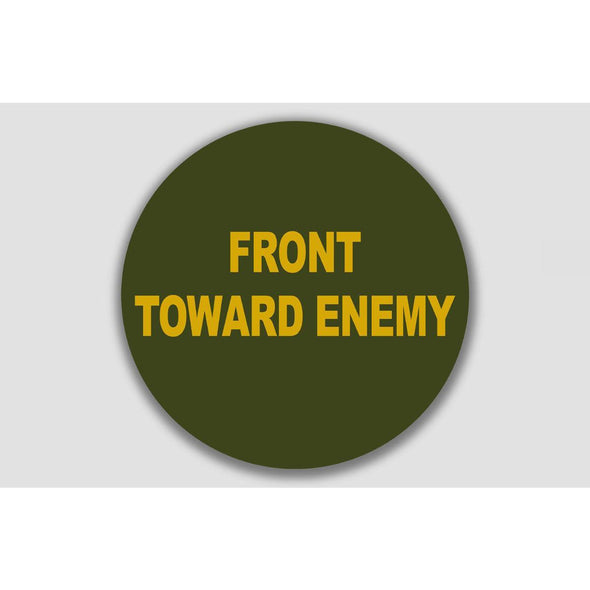 FRONT TOWARD ENEMY Sticker - Mach 5