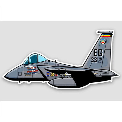 F-15 EAGLE 'GULF SPIRIT' TOON Sticker - Mach 5