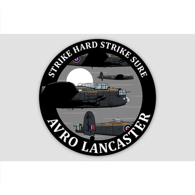LANCASTER 'STRIKE HARD STRIKE SURE' Sticker - Mach 5