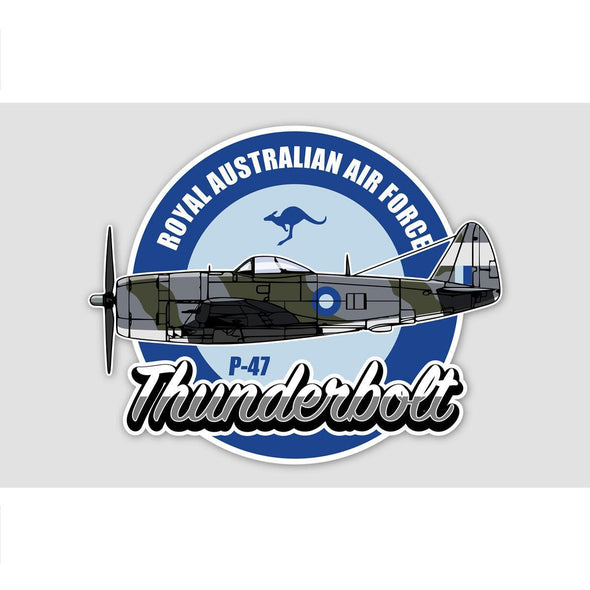 RAAF P-47 THUNDERBOLT Sticker - Mach 5