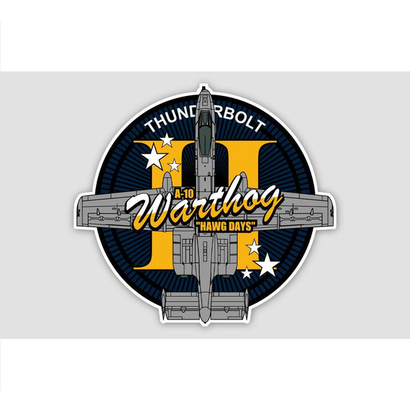 A-10 WARTHOG 'HAWG DAYS' Sticker - Mach 5