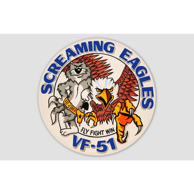 SCREAMING EAGLES VF-51 Sticker - Mach 5
