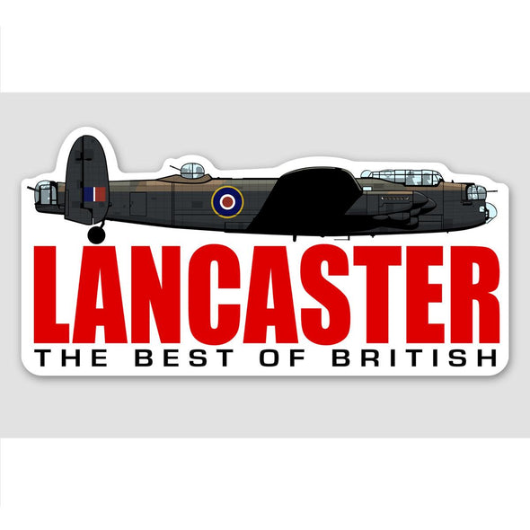 LANCASTER 'THE BEST OF BRITISH' Sticker - Mach 5