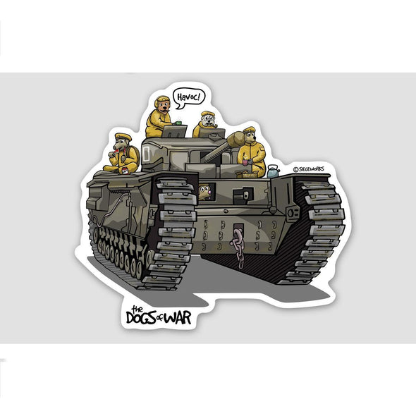 CHURCHILL TANK Sticker - Mach 5