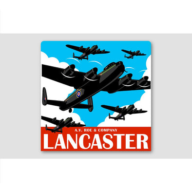 LANCASTER 'A.V. ROE & COMPANY' Sticker - Mach 5