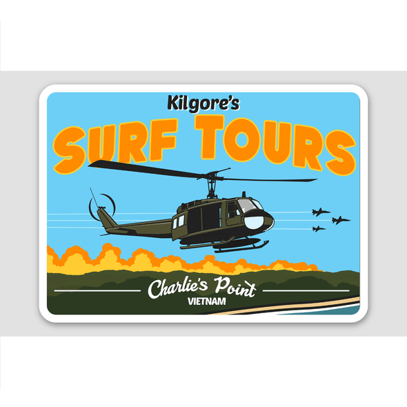 KILGORE'S SURF TOURS Sticker - Mach 5