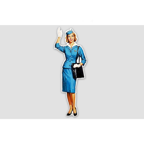 FLIGHT STEWARDESS (1 of 3) Sticker - Mach 5