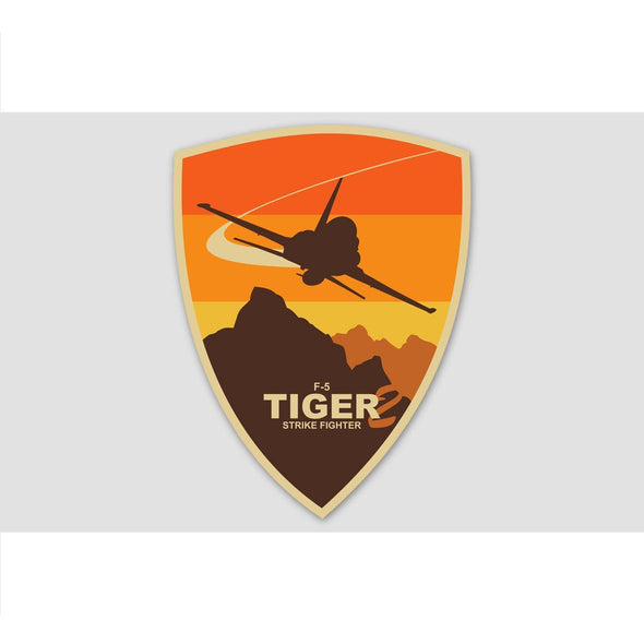 F-5 TIGER 'STRIKE FIGHTER' Sticker - Mach 5