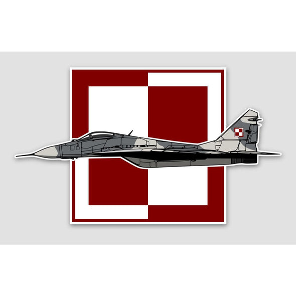 POLISH MIG-29 Sticker - Mach 5