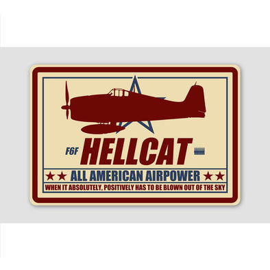 HELLCAT 'ALL AMERICAN AIRPOWER' Sticker. - Mach 5