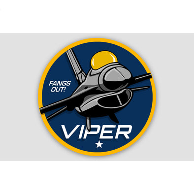 F-16 'FANGS OUT' Sticker