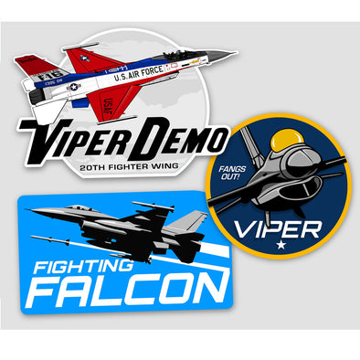 F-16 VIPER Sticker Pack