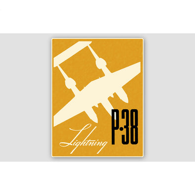 P-38 LIGHTNING Sticker