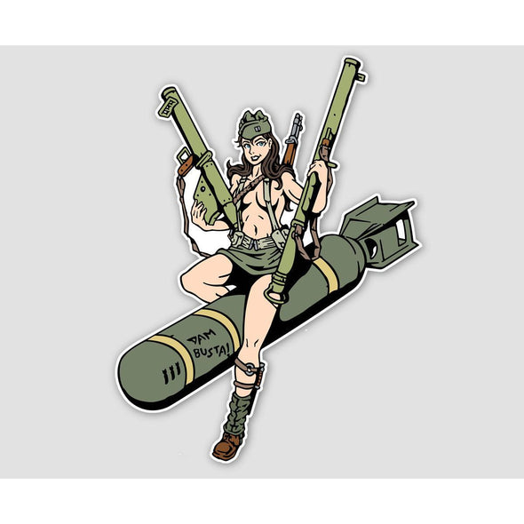 BAZOOKA JANE Sticker - Mach 5