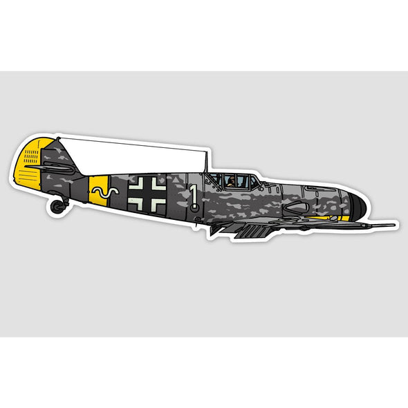 MESSERSCHMITT BF-109 Sticker - Mach 5