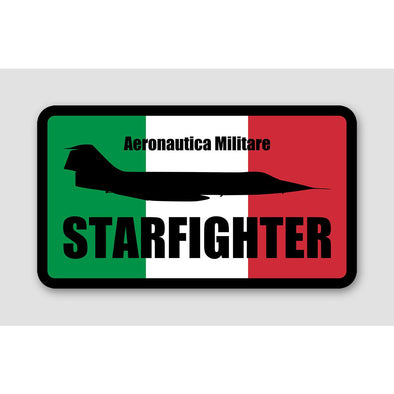 F-104 STARFIGHTER 'AERONAUTICA MILITARE' Sticker - Mach 5