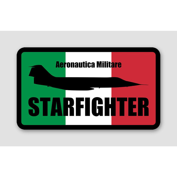 F-104 STARFIGHTER 'AERONAUTICA MILITARE' Sticker - Mach 5
