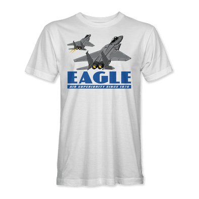 F-15 EAGLE 'AIR SUPERIORITY SINCE 1976' T-Shirt - Mach 5