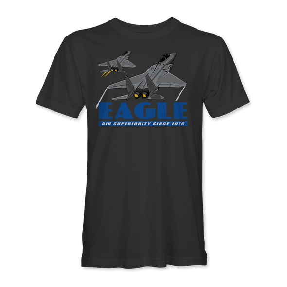 F-15 EAGLE 'AIR SUPERIORITY SINCE 1976' T-Shirt - Mach 5