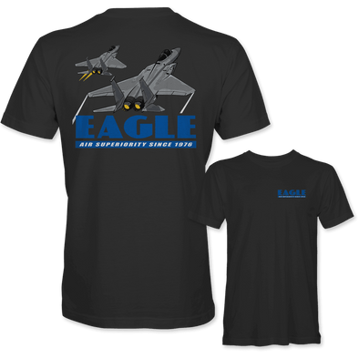 F-15 EAGLE 'AIR SUPERIORITY SINCE 1976' T-Shirt - Mach 5