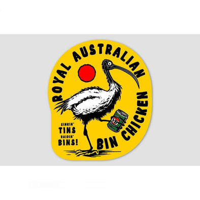 ROYAL AUSTRALIAN BIN CHICKEN Sticker