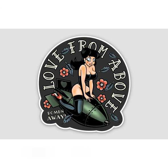 BOMBS AWAY Sticker