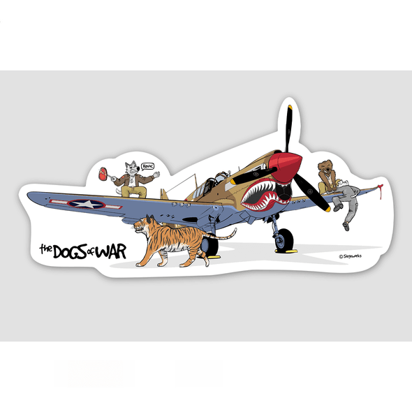 P-40 FLYING TIGERS Sticker