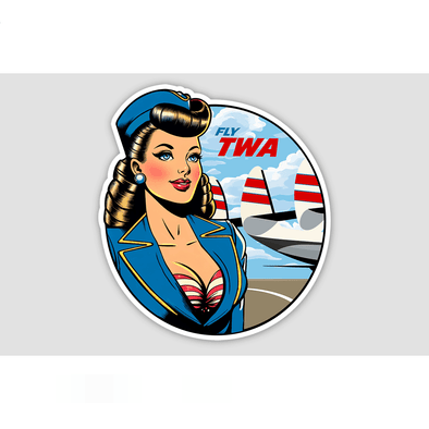 FLY TWA CONSTELLATION Sticker