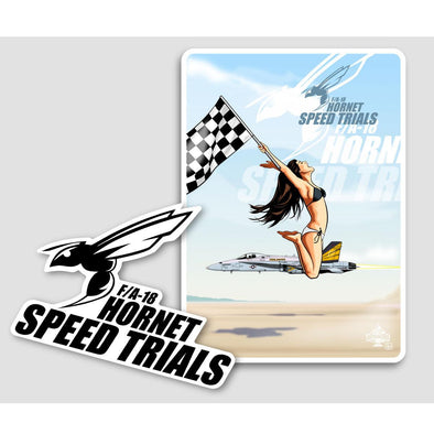 HORNET SPEED TRIALS Sticker Pack - Mach 5
