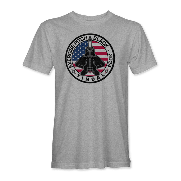 USAF F-22 RAPTOR PITCH BLACK 2024 T-Shirt