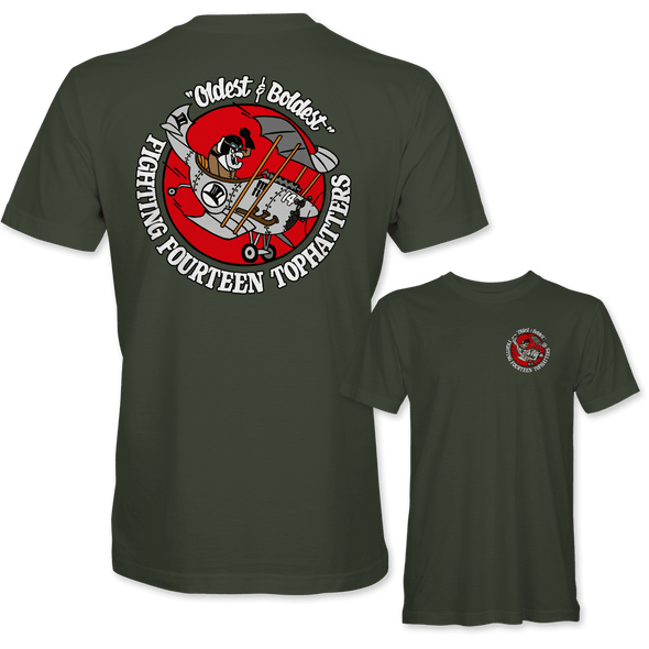 FIGHTING FOURTEEN 'TOPHATTERS' T-shirt - Mach 5
