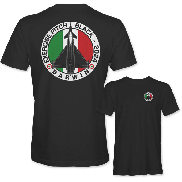 ITALIAN AIR FORCE TYPHOON PITCH BLACK 2024 T-Shirt