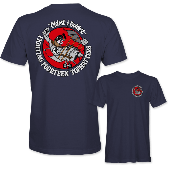 FIGHTING FOURTEEN 'TOPHATTERS' T-shirt - Mach 5