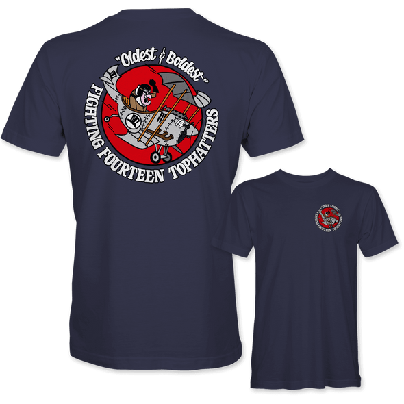 FIGHTING FOURTEEN 'TOPHATTERS' T-shirt