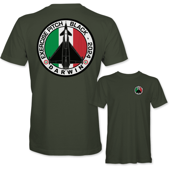 ITALIAN AIR FORCE TYPHOON PITCH BLACK 2024 T-Shirt