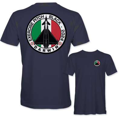 ITALIAN AIR FORCE TYPHOON PITCH BLACK 2024 T-Shirt