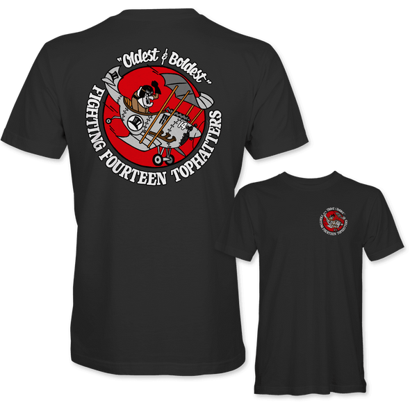 FIGHTING FOURTEEN 'TOPHATTERS' T-shirt - Mach 5