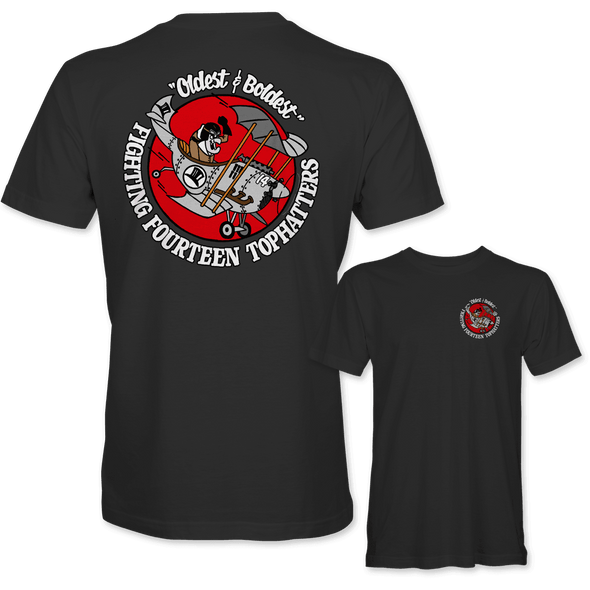 FIGHTING FOURTEEN 'TOPHATTERS' T-shirt